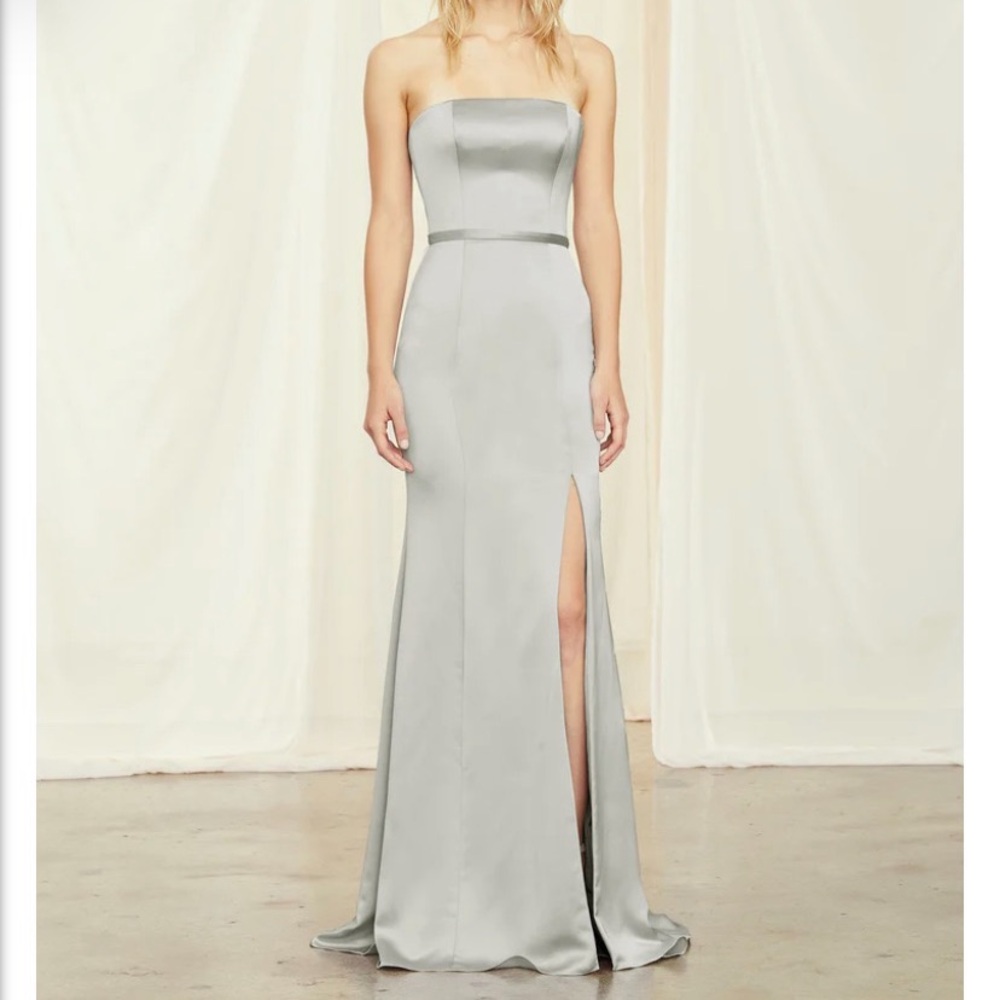 Amsale marisa bridesmaids dress - ice blue
